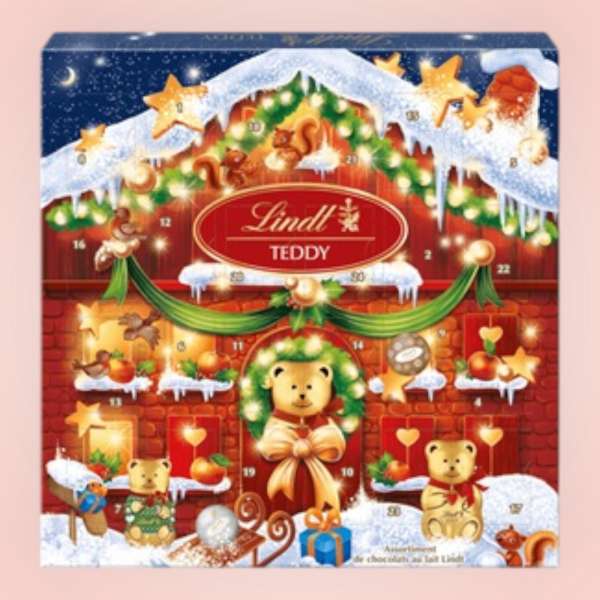 Lindt Teddy adventi kalendárium 124 g