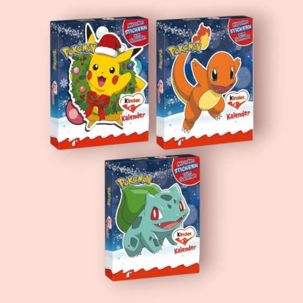 Kinder Pokémon adventi kalendárium 198 g