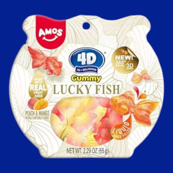 Amos 4D Lucky Fish Gumicukor 55 g
