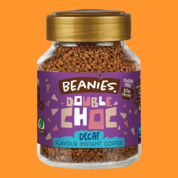 Beanies koffeinmentes ízesített instant kávé Double Chocolate 50 g