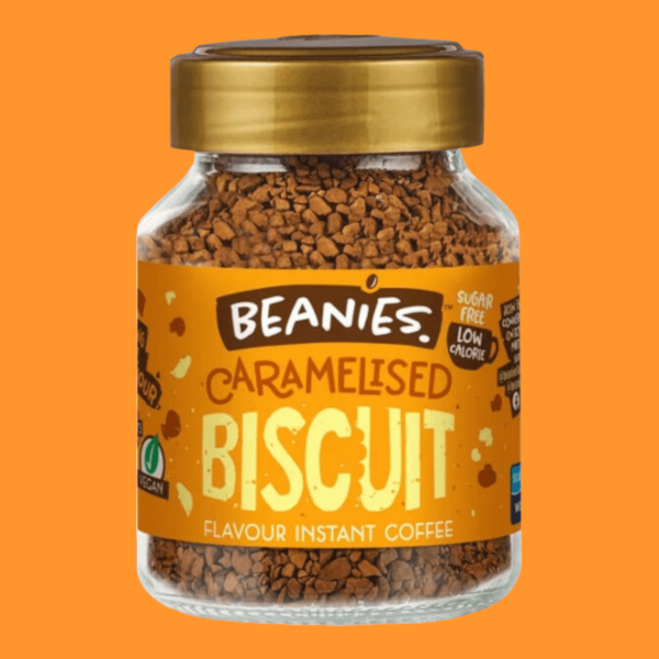 Beanies ízesített instant kávé Caramelised Biscuit 50 g