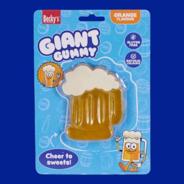 Becky's Beer Gummies óriás gumicukor 80 g
