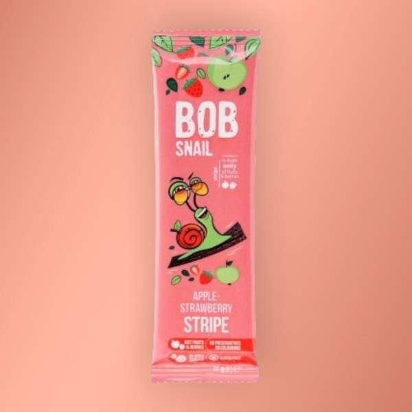 Bob-Snail Gyümölcsszelet Alma-Eper 14 g