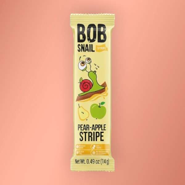 Bob Snail Gyümölcsszelet Körte-Alma 14 g