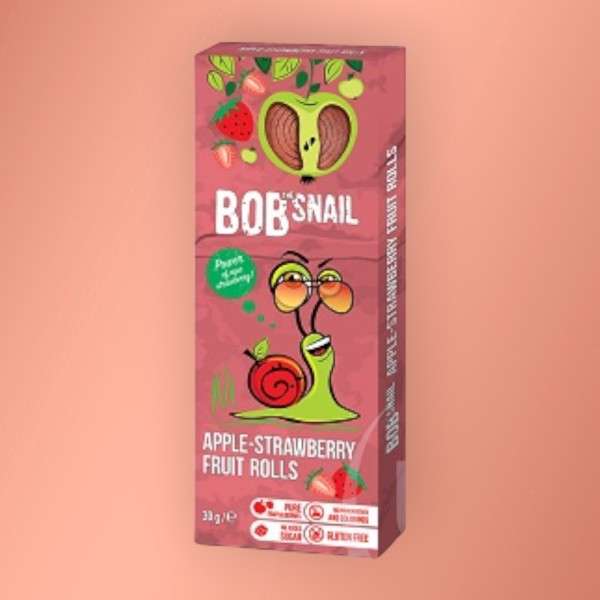 Bob-Snail Gyümölcstekercs Alma-Eper 30 g
