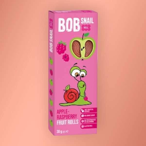 Bob-Snail Gyümölcstekercs Alma-Málna 30 g