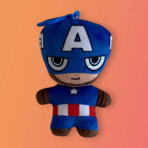 Bosszúállók Captain America 2D plüss figura akasztóval 13 cm