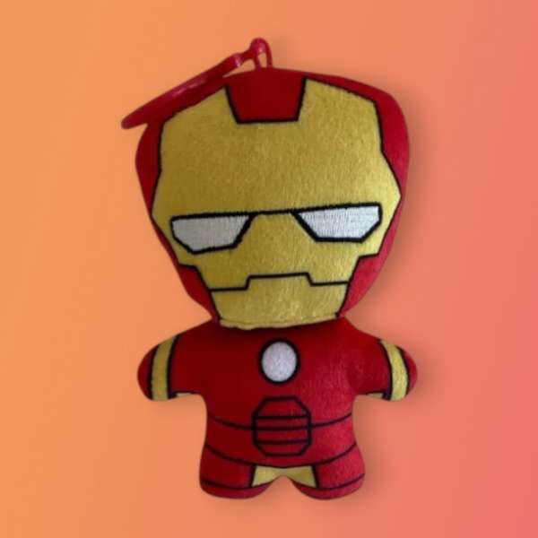 Bosszúállók Iron Man 2D plüss figura akasztóval 13 cm