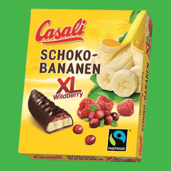 Casali Schoko-Bananen XL Wildberry 140 g