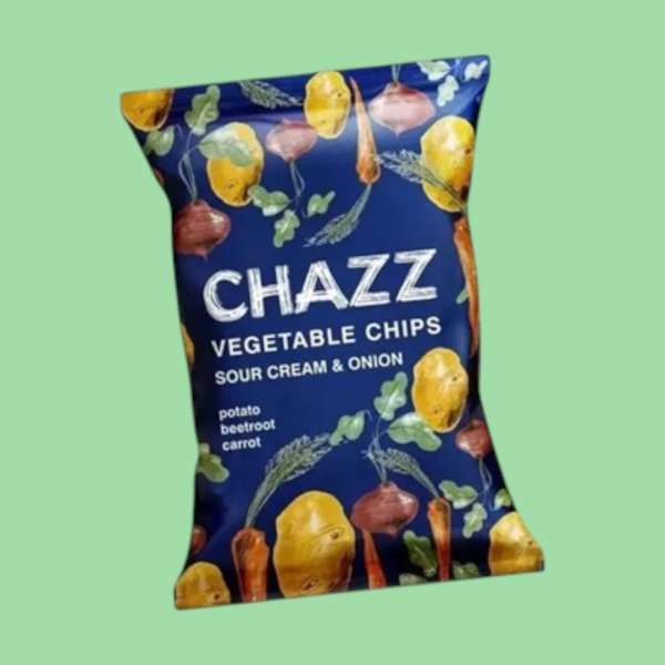 Chazz Tejföl-Hagyma ízű Zöldség Chip 75 g
