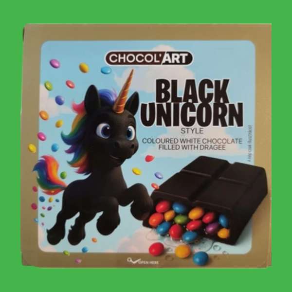 Chocolart Black Unicorn csokoládé 100 g