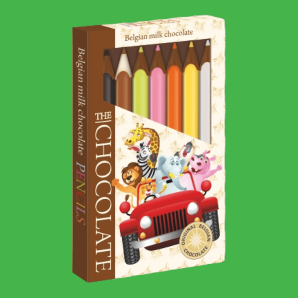 Chocolate Pencils Animals 100 g