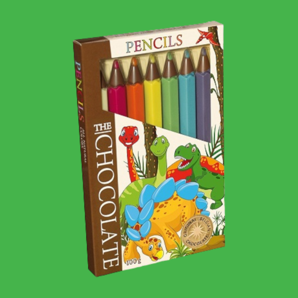 Chocolate Pencils Dinosaur 100 g