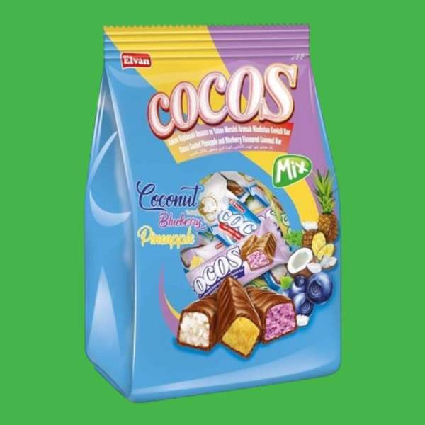 Cocos Mix Kókuszos csokoládé szeletek vegyes ízben 500 g