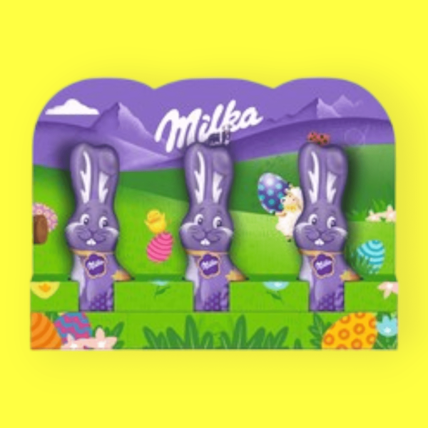 Milka Nyúl tejcsokoládé 3*15 g
