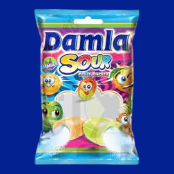 Damla savanyú gyümölcs ízű cukorka válogatás 1 kg