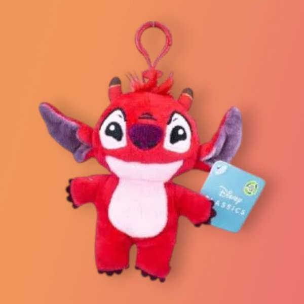 Disney Lilo és Stitch, Leroy 2D plüss figura akasztóval 14 cm