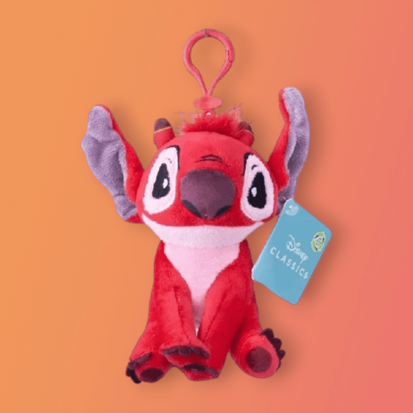 Disney Lilo és Stitch, Leroy 3D plüss figura akasztóval 14 cm