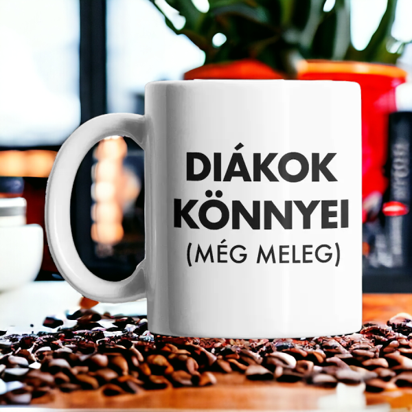 Diákok Könnyei fehér bögre