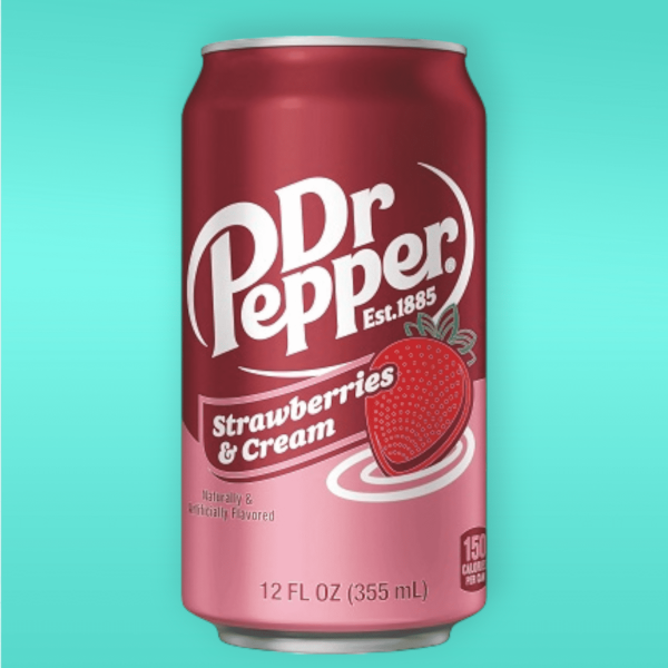 Dr. Pepper Strawberries Cream üdítő 355 ml