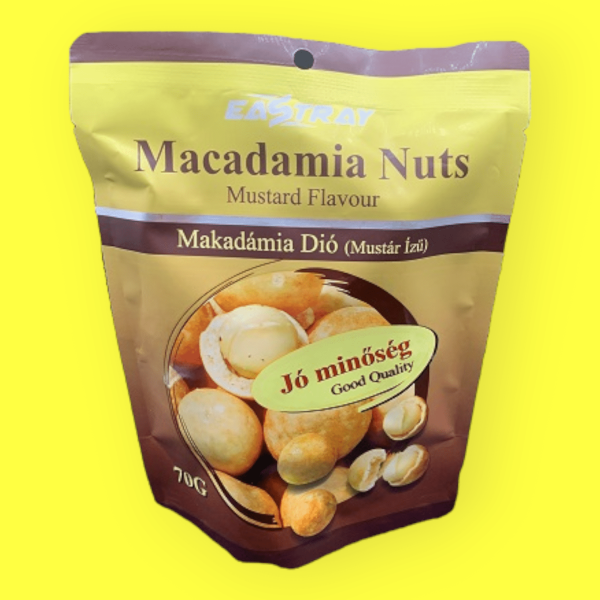 Eastray makadámdió mustáros bundában 70 g