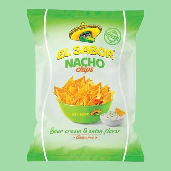 El Sabor Nacho Chips Hagymás-Tejfölös 100 g