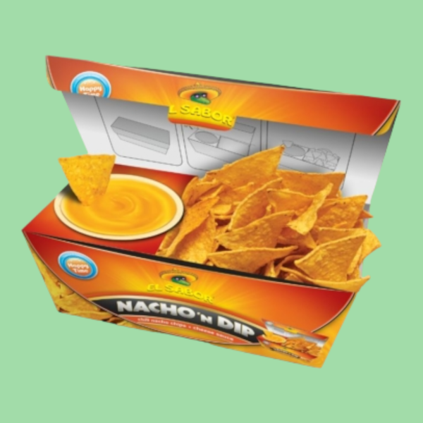 El Sabor Nacho 'N Dip chilis nacho chips és sajt szósz 175 g
