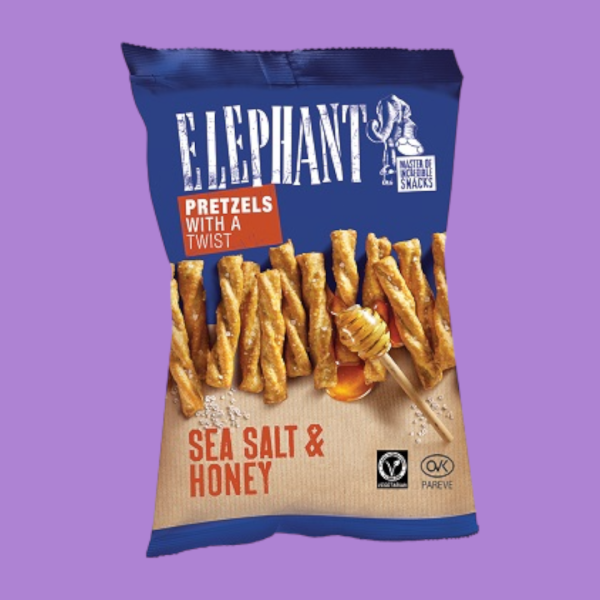 Elephant Snack Csavart Perec Mézes-Sós 70 g
