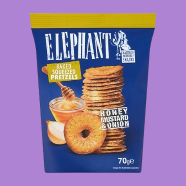 Elephant Snack Lapos Perec Mézes-Mustáros-Hagymás 70 g