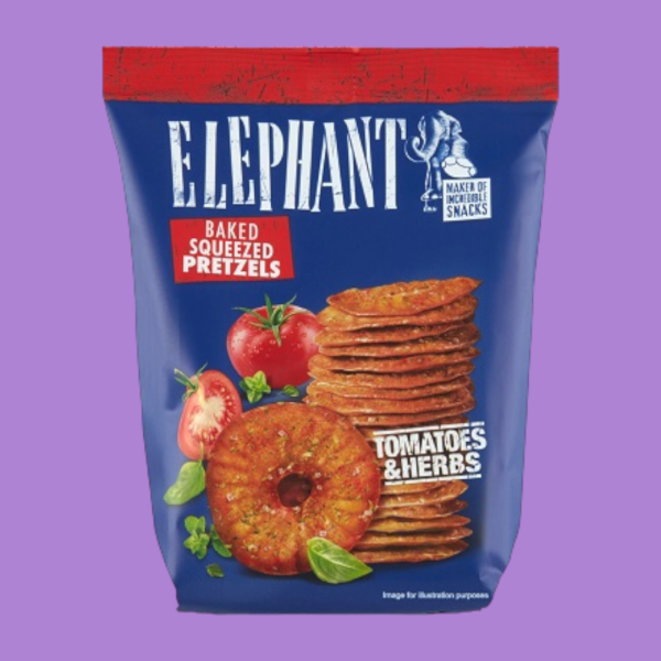 Elephant Snack Lapos Perec Paradicsomos-Fűszeres 70 g