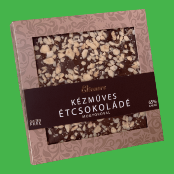 Eléonore kézműves étcsokoládé mogyoróval 85 g