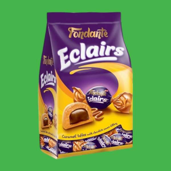 Fondante Eclairs Fehér Csokoládés Karamell 1 kg