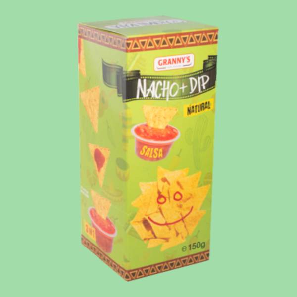 Granny's Natur Nacho és Salsa szósz 150 g