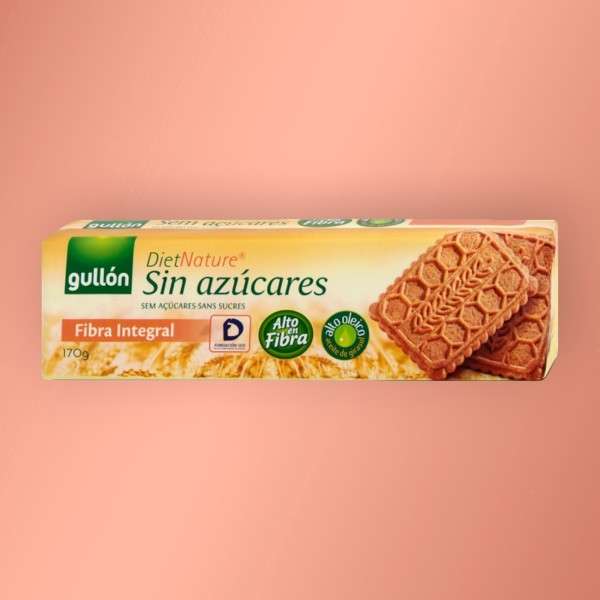 Gullon Diabetikus Keksz Búzakorpás 170 g