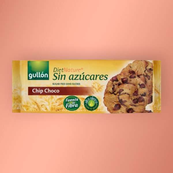 Gullon Diabetikus Keksz Csokidarabos 125 g