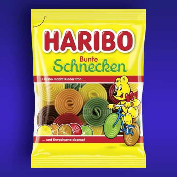 Haribo Bunte Schnecken gumicukor 160 g