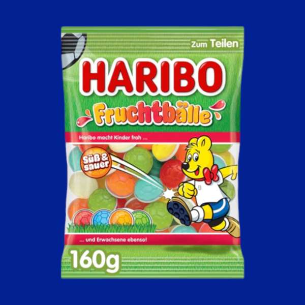 Haribo Fruchtbälle gumicukor 160 g