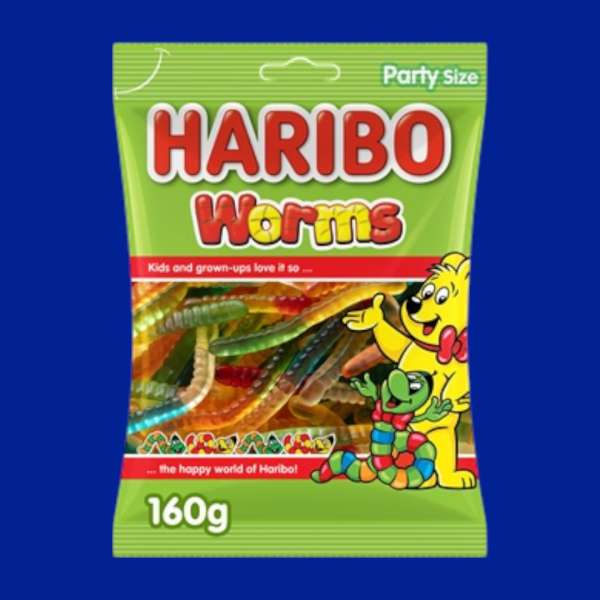 Haribo Worms gumicukor 160 g
