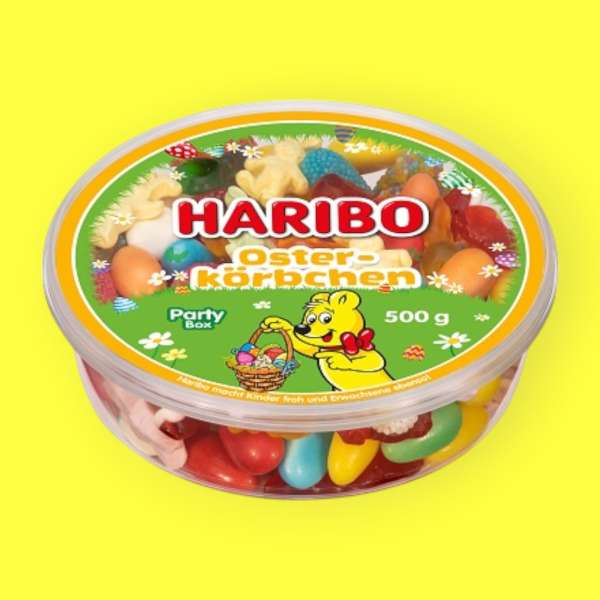 Haribo Húsvéti Party Box Osterkörbachen gumicukor 500 g