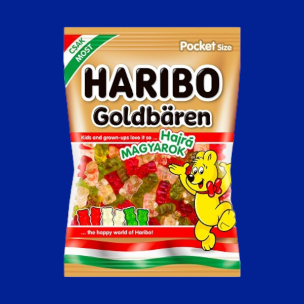 Haribo Goldbaren Hajrá Magyarok gumicukor 90 g