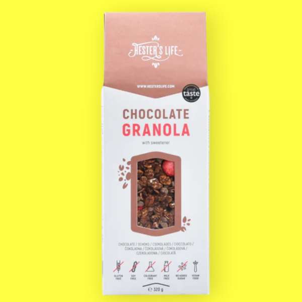 Hester's Life Csokoládés Epres Granola 320 g