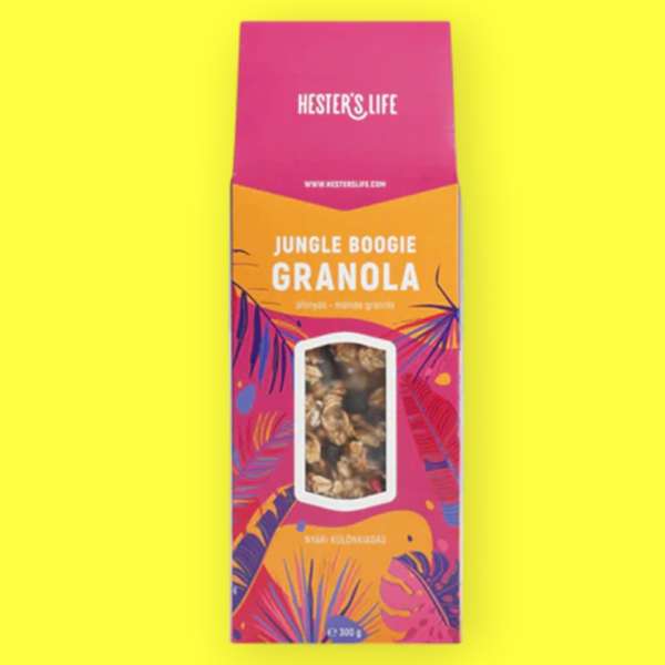 Hester's Life Jungle Boogie Áfonyás-Málnás Granola 300 g