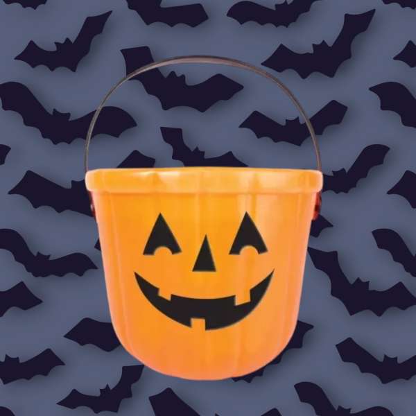 Halloween cukorka gyűjtő vödör