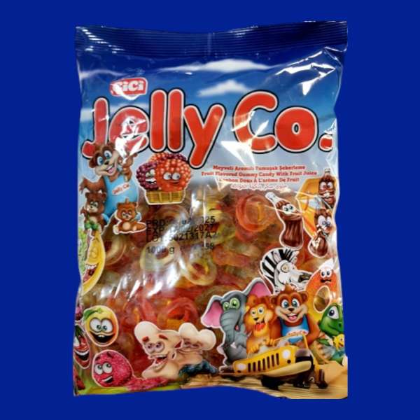 Jelly Co Gyümölcsös gumicukor karika 1 kg
