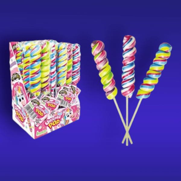 Johny Bee Mike Pop Twist Unicorn nyalóka 50 g
