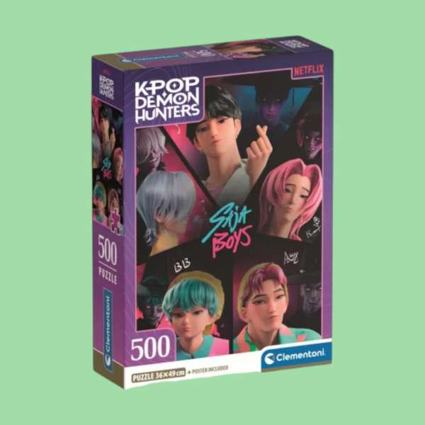 Clementoni K-pop Démonvadászok Saja Boys 500 db-os Compact puzzle