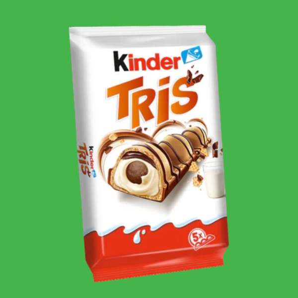 Kinder Tris ropogós ostya tejszínes-csokoládés bevonattal 100 g