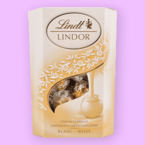 Lindt Lindor praliné fehércsokoládé 200 g