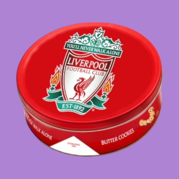 Liverpool FC Butter Cookies fémdobozos vajas keksz 340 g