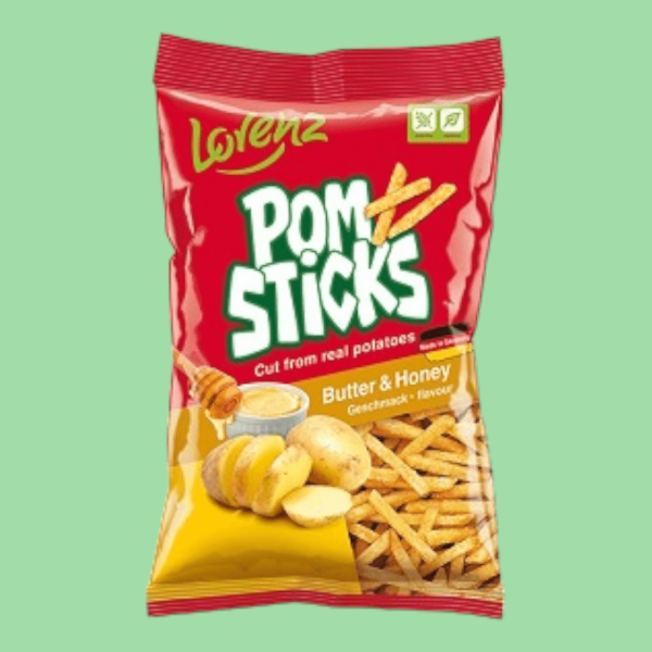 Lorenz Pomstick Butter and Honey chips 85 g